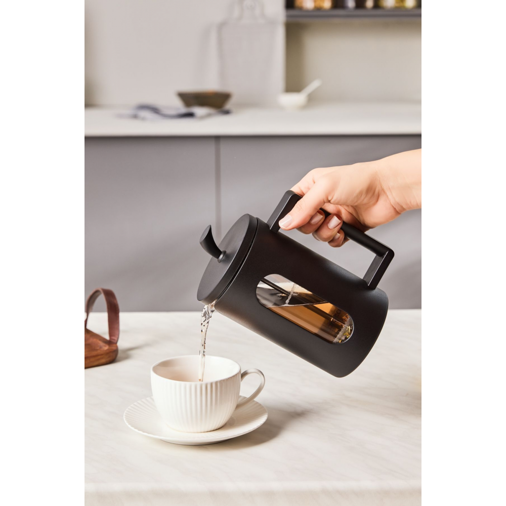 Leya Kaşık Hediyeli Borosilikat Cam French Press 800 Ml