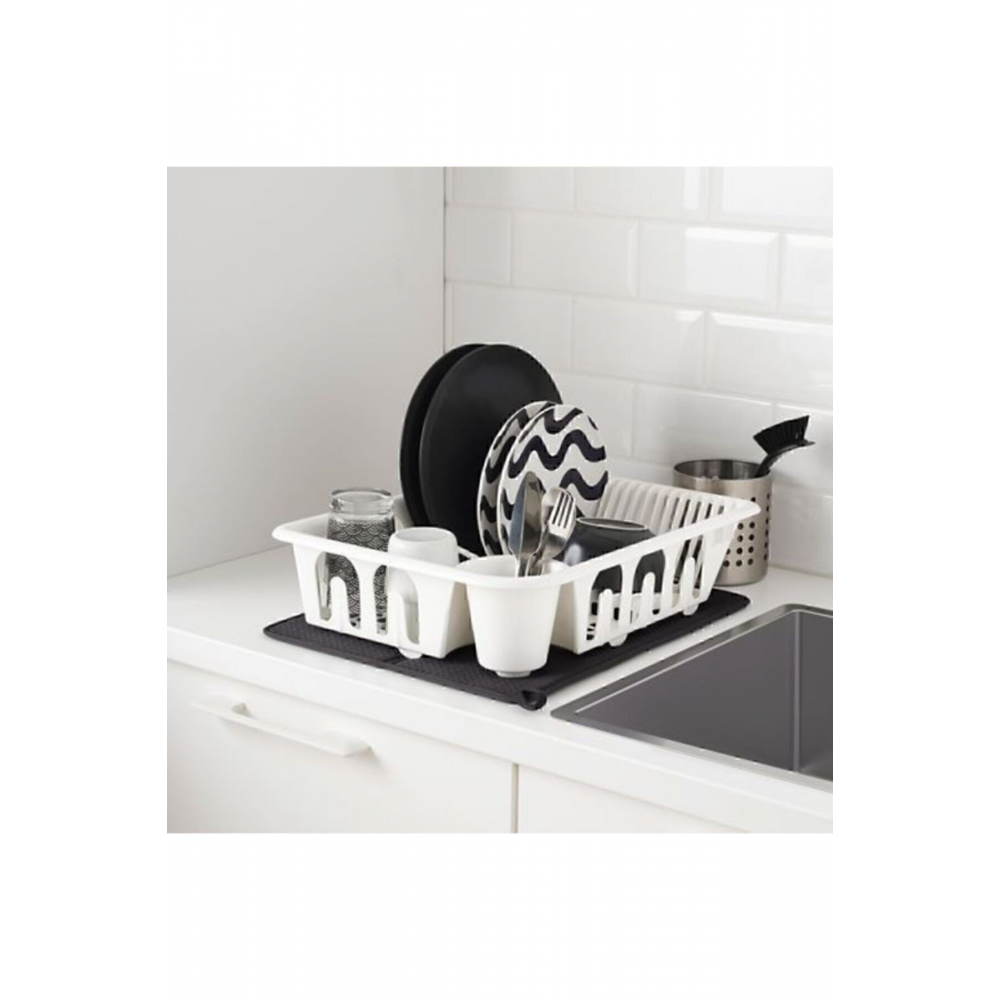 Bulaşık Kurutma Örtüsü Koyu Gri