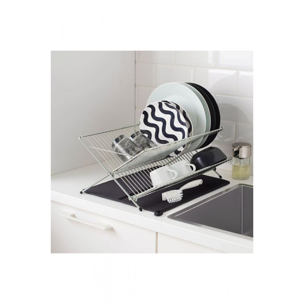 Bulaşık Kurutma Örtüsü Koyu Gri