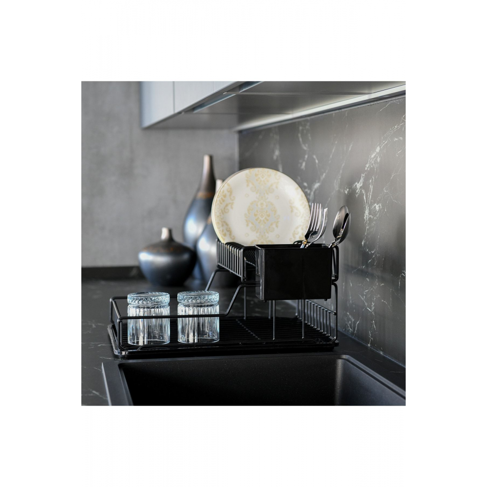 Ömür Boyu Paslanmaz Iki Katlı Bulaşıklık Bulaşık Sepeti