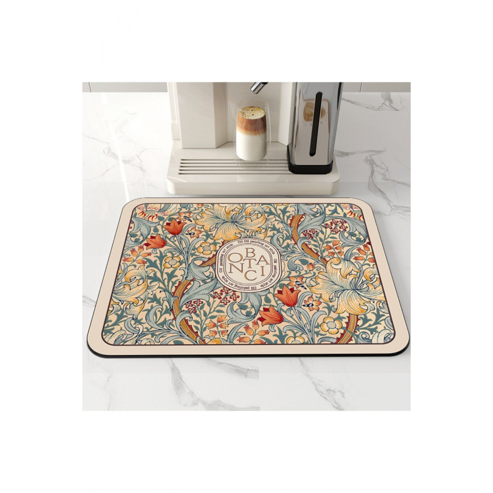 Tezgah Üstü Bulasik Kurutma Matı Kaymaz Kurulama Bezi Kurutma Örtüsü