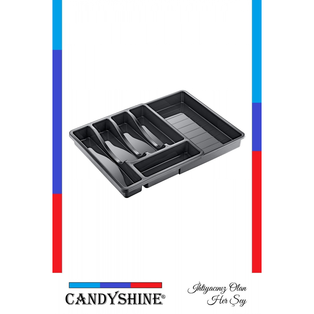 Kayar Kaşıklık Genişletilebilir Ölçüsü Ayarlanabilir Kayar Kızaklı Çekmece içi Kaşıklık