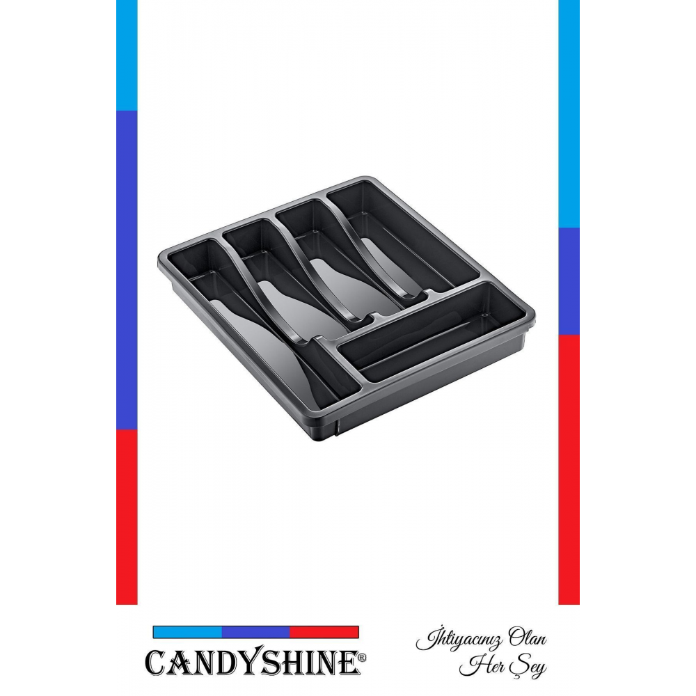 Kayar Kaşıklık Genişletilebilir Ölçüsü Ayarlanabilir Kayar Kızaklı Çekmece içi Kaşıklık