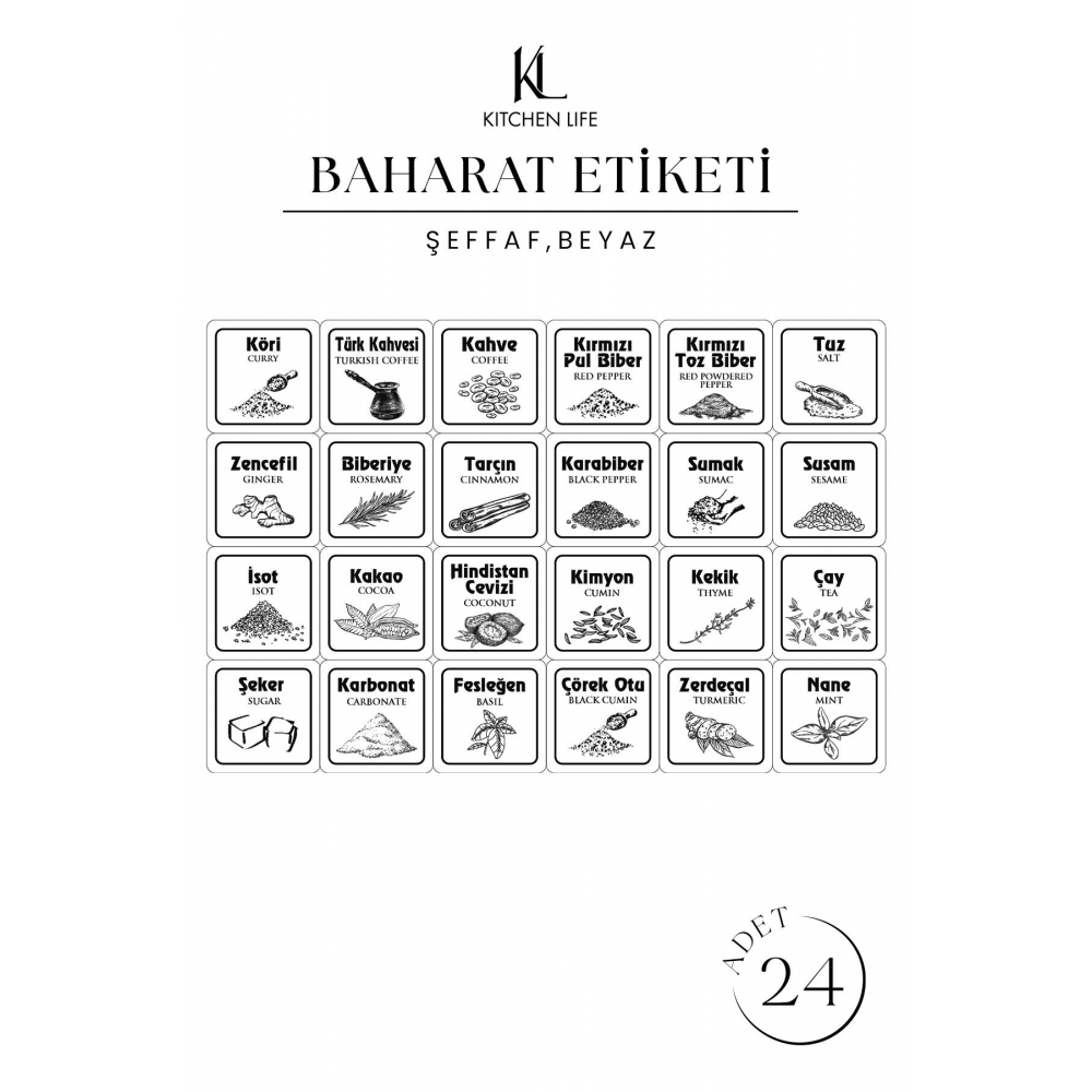 18'li Etiketli Square Kare Erzak Saklama Kabı Seti x6(550ml-1200ml-1750ml) Sert Kapaklı Kavanoz