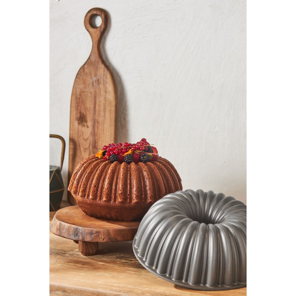 Cake Pro Dilimli Antrasit Döküm Kek Kalıbı