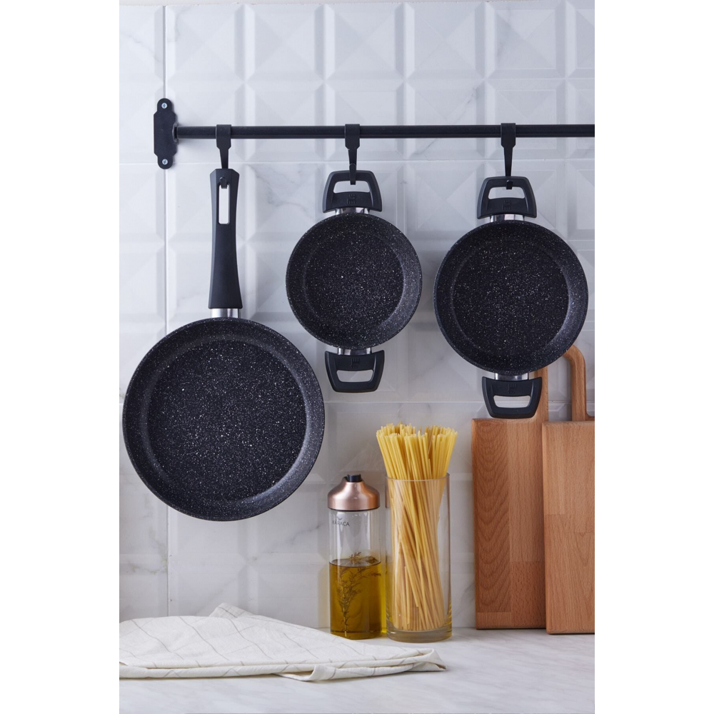 Bio Granit Dide 3'lü Tava Sahan Seti