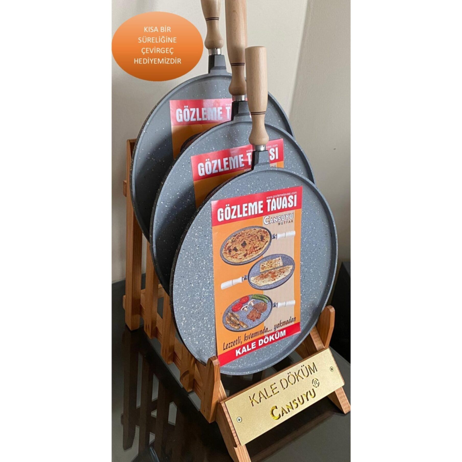 Kale Döküm Gözleme Tavası 36 Cm