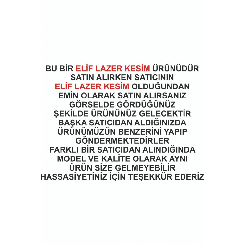 Yeni Ahşap Lazer Kesim Kahve Sunum Altlığı