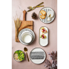 14 Parça 6 Kişilik Stackable Sio Savior Kahvaltı Takımı - Lüx Kahvaltılık Sunum Seti Tabağı
