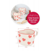 El Yapımı Seramik Kalp Tasarım Mug Kupa Fincan | Handmade El Yapımı Mug Fincan Kupa Kahve Kupası