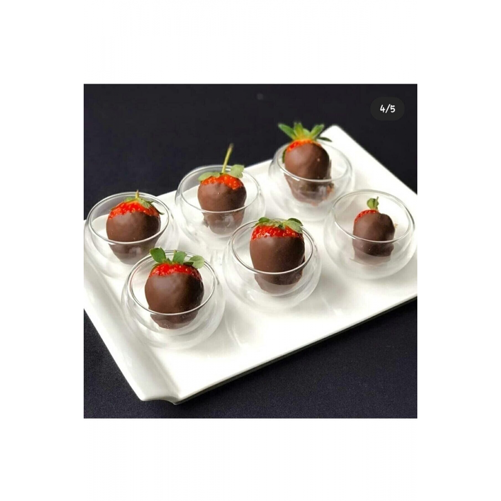 6lı ı Çift Cidarlı Mini Sosluk Drajelik Lokumluk