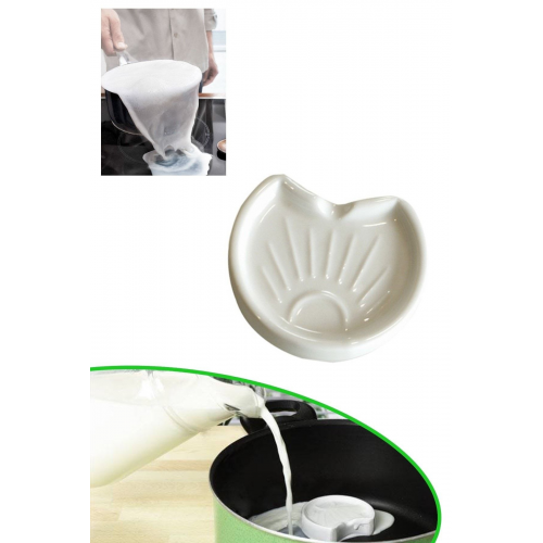 Süt Taşırmaz 7cm Porselen Kaynama Uyarıcı Taşma Koruyucu Süt Taşı