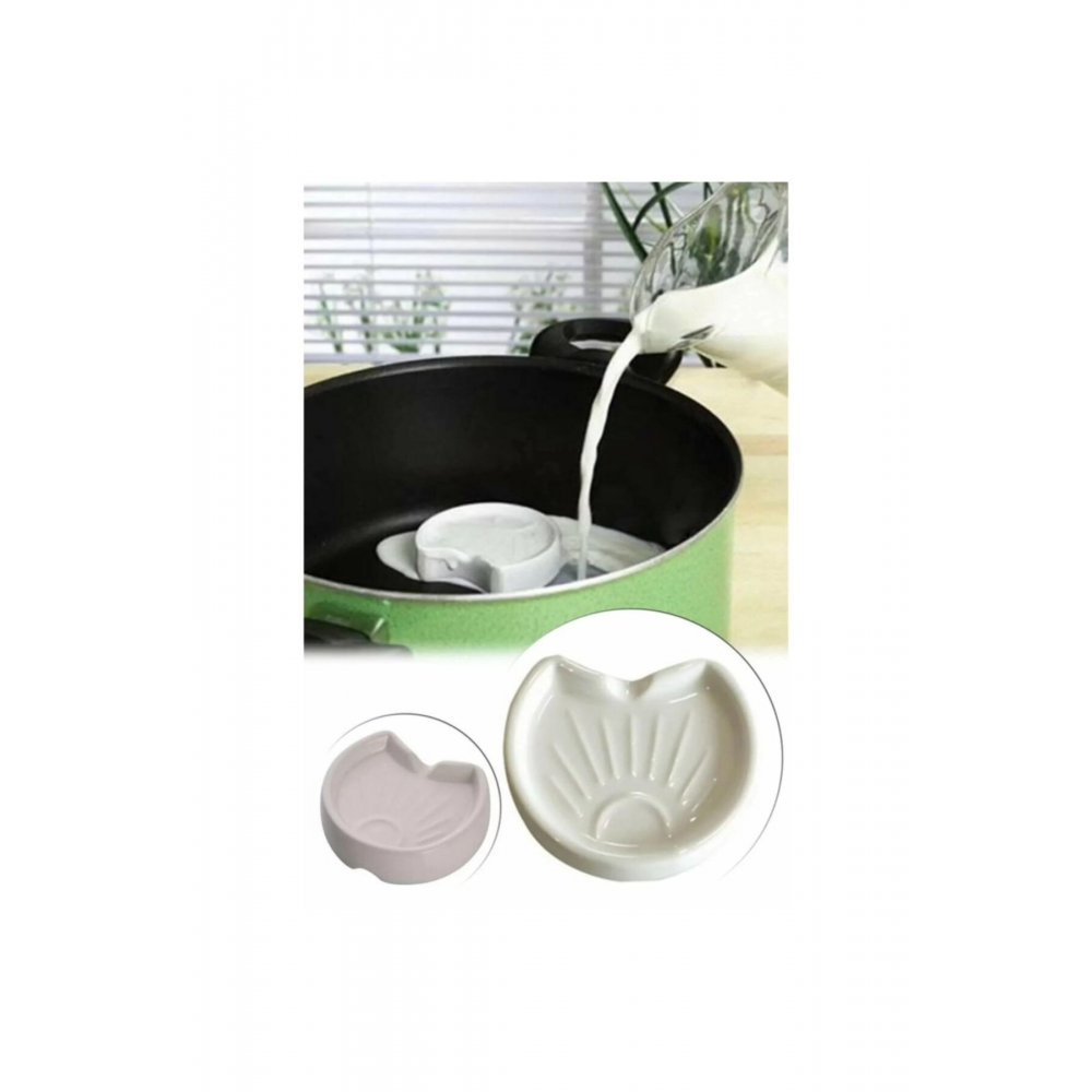 Süt Taşırmaz 7cm Porselen Kaynama Uyarıcı Taşma Koruyucu Süt Taşı