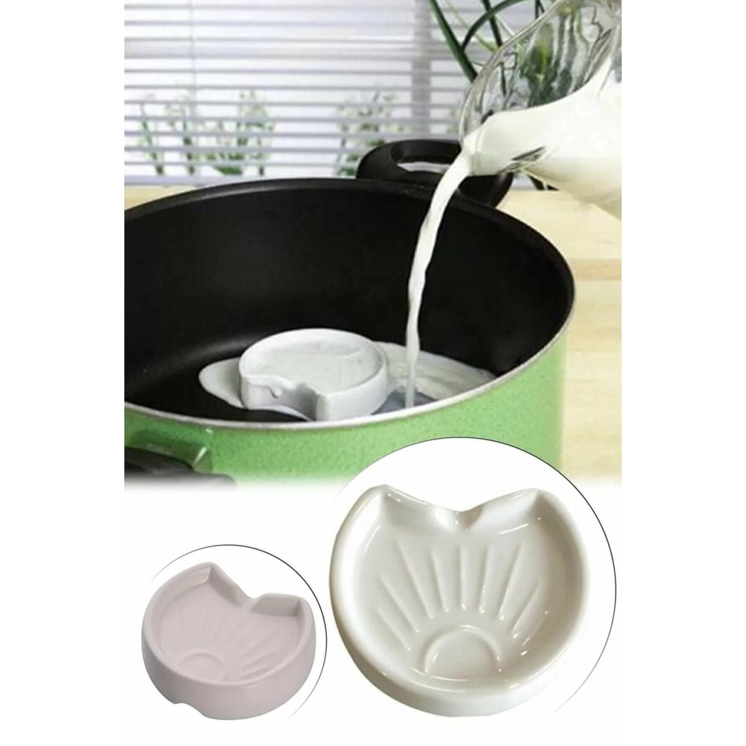 Süt Taşırmaz Milk Saver Doğal Seramik Süt Taşma Koruyucu Taş