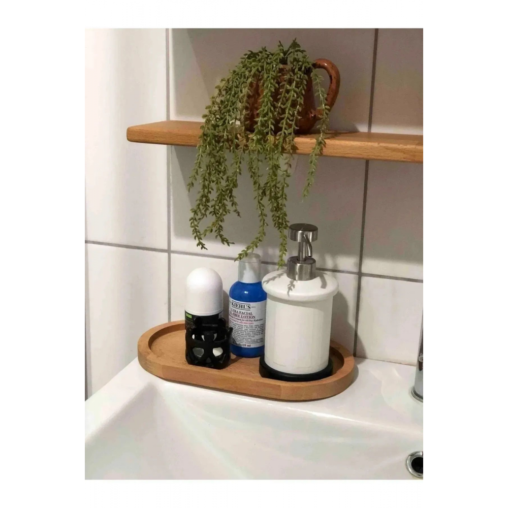 Ahşap Yağdanlık Altlığı, Çerezlik - Kahvelik - Sabunluk Sunum Standı Çok Amaçlı Sunumluk