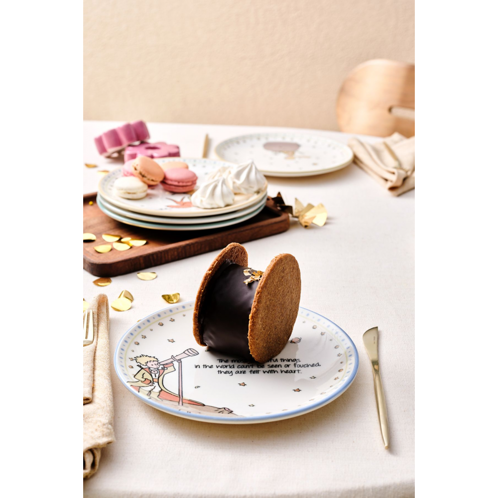 Küçük Prens Yeni 6 Parça Seramik Pasta Seti 20 Cm