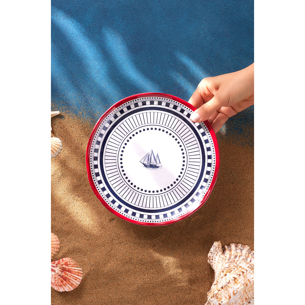 Marin Gemi Pasta Melamin Tabak 22 cm