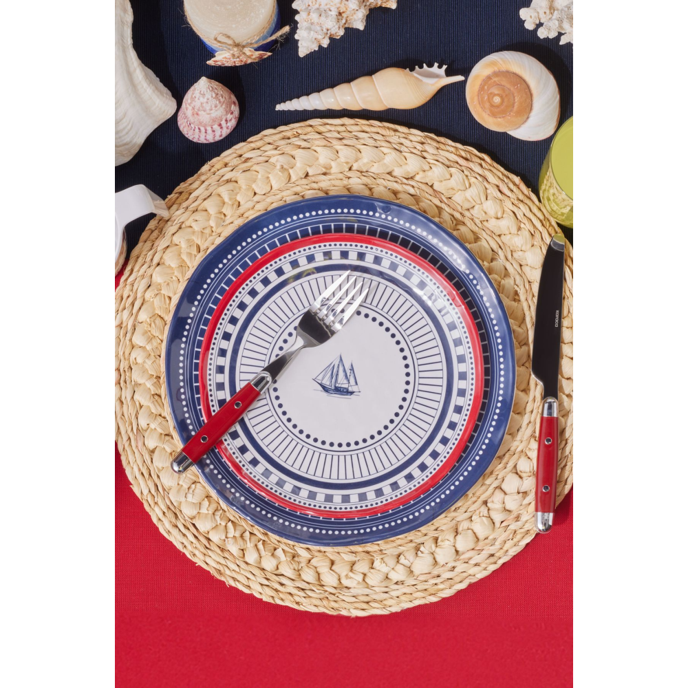 Marin Gemi Pasta Melamin Tabak 22 cm