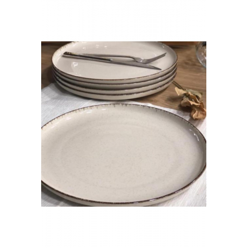 Pearl Mood 27 Cm Krem Servis Tabakları 6 Adet