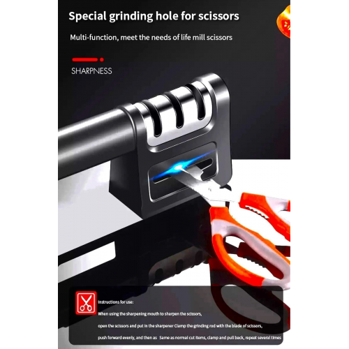 Bıçak Makas Bileme Aleti Aparatı Profesyonel Bıçak Bileme Aleti 4 Açılı Elmas Seramik Çelik Bileme