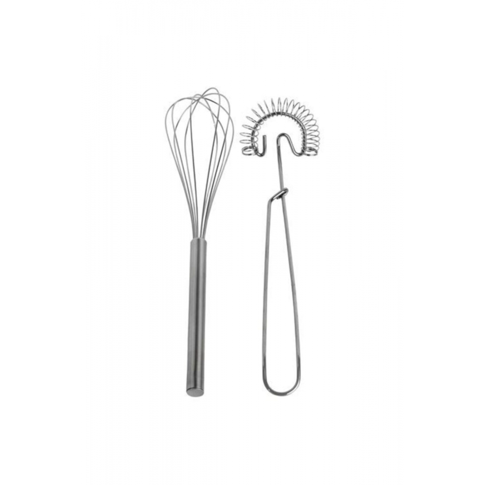 Idealisk Ikili Metal Çırpıcı Seti Pasta Kek Çırpma Teli