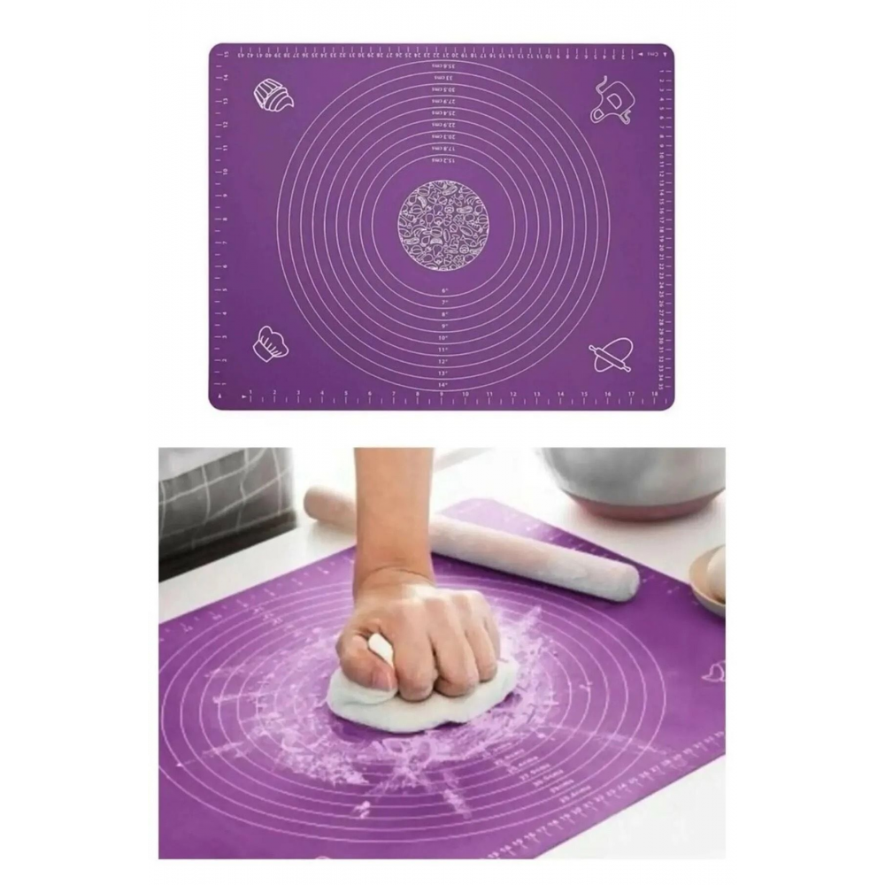 Afifehome Büyük Silikon Hamur Açma Matı 65x45