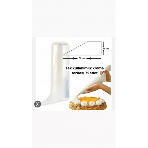 Krema Sıkma Şanti Torbası 72'li