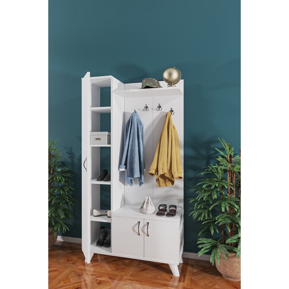 Eko Portmanto Vestiyer Beyaz