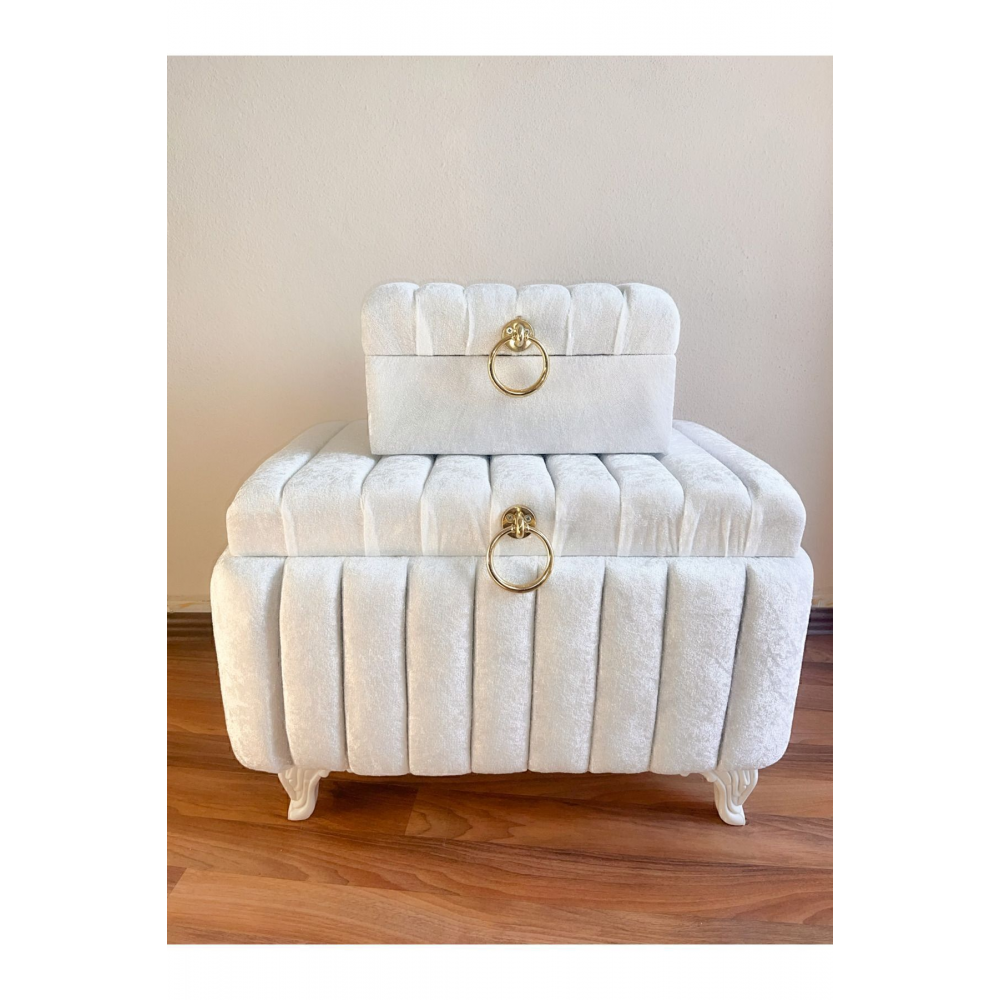 Gold Kulplu Ikili Çeyiz Sandığı Nişan, Bohça ,söz