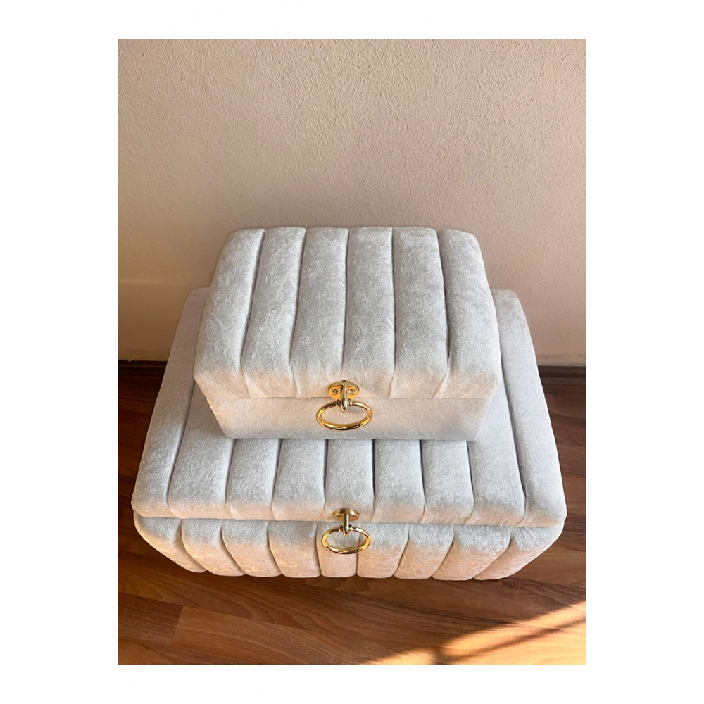 Gold Kulplu Ikili Çeyiz Sandığı Nişan, Bohça ,söz