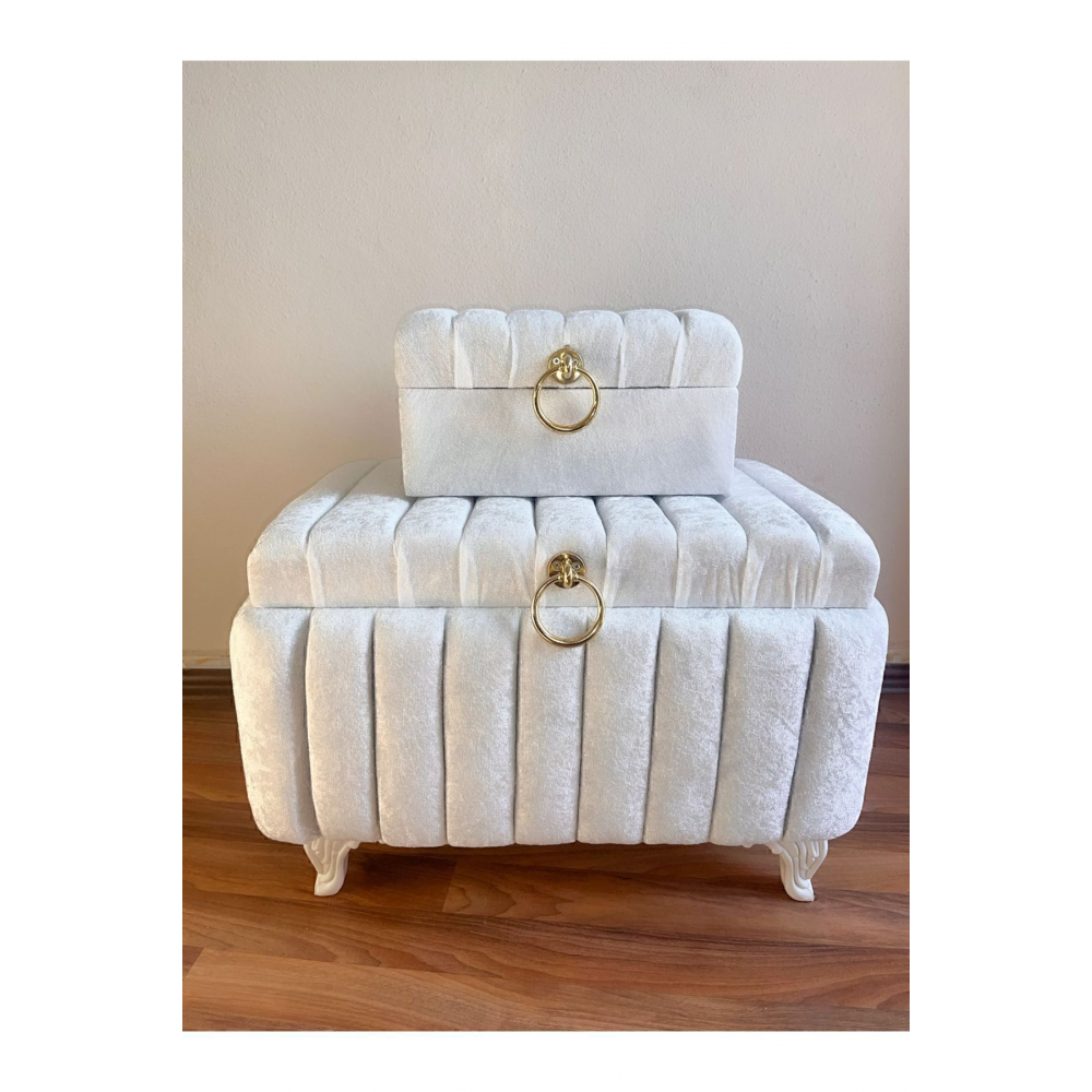 Gold Kulplu Ikili Çeyiz Sandığı Nişan, Bohça ,söz