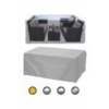 Bahçe Mobilya Brandası 260x160x80 Cm Masa Sandalye Koruma Örtüsü Kılıf Gri Su Geçirmez