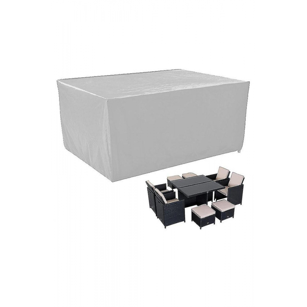 Bahçe Mobilya Masa Sandalye Koruma Örtü Kılıf Su Geçirmez 200x155x75