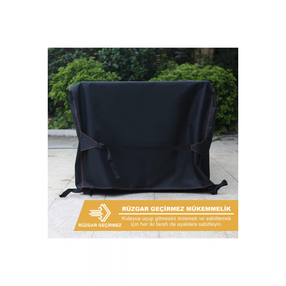 Bahçe Mobilyası Örtüsü, 250-210-90cm, Su Geçirmez, Dış Mekan Masa ve Sandalye Koruma Kılıfı