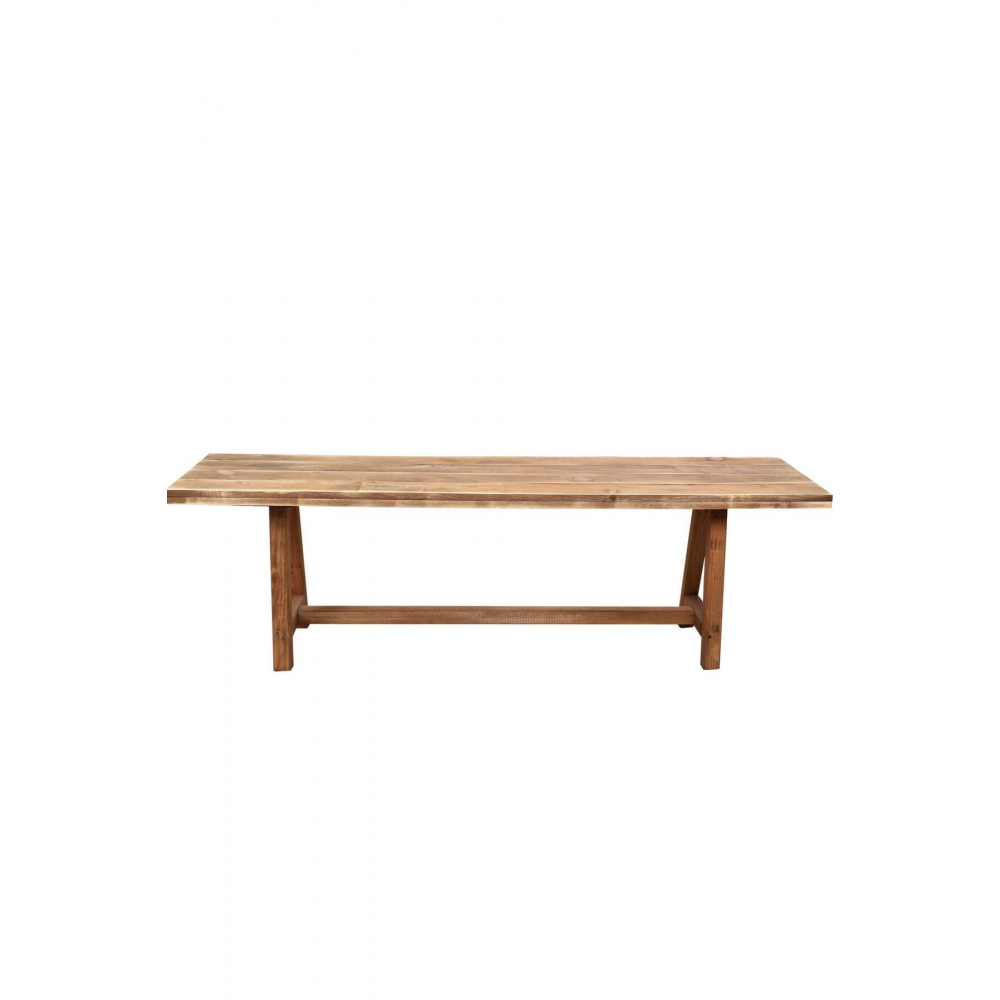 Kahverengi Ahşap Bank 150 cm Bench Sandalye