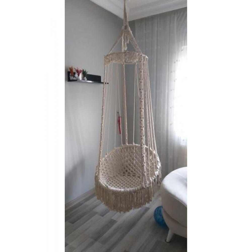 Makrome Yuvarlak Salıncak