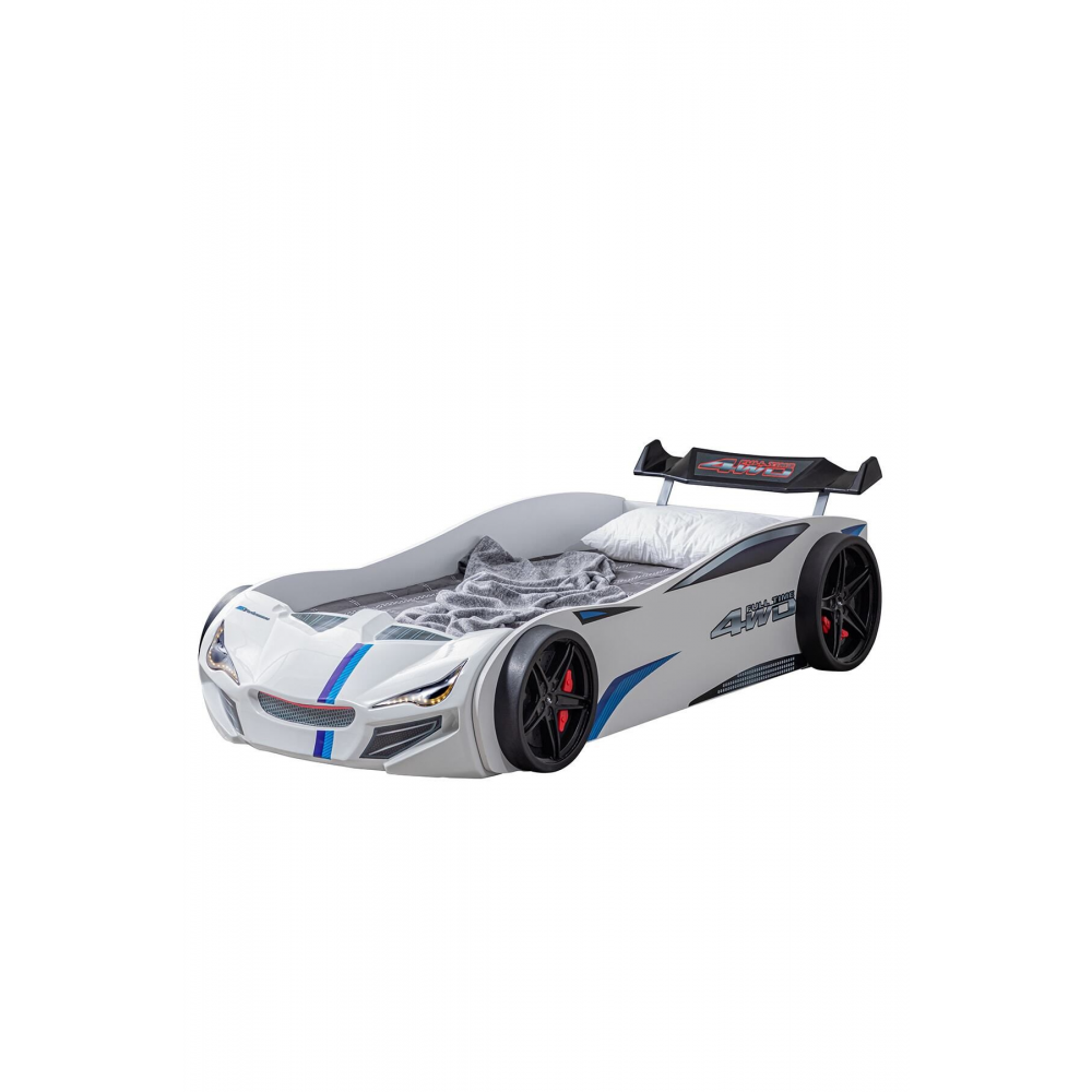 Merso Bazalı Arabalı Yatak, Ledli - Adaptörlü + 1 Adet Comfort Yatak