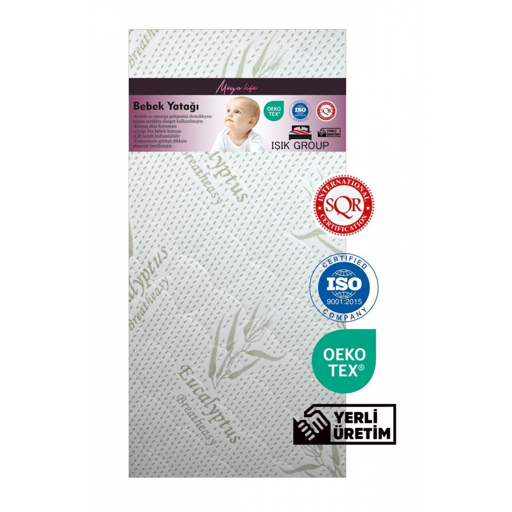10 cm Bebek ve Çocuk Yatağı Sünger Park Yatak Anne Yanı ve Bebek Yatakları Ultra Lüx Full Ortopedik