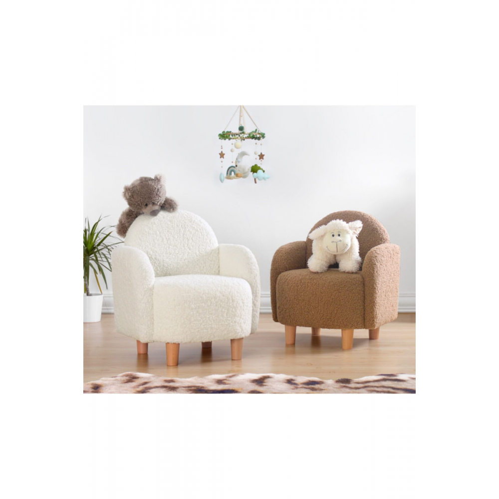 Moylo Teddy Çocuk Koltuğu Beyaz