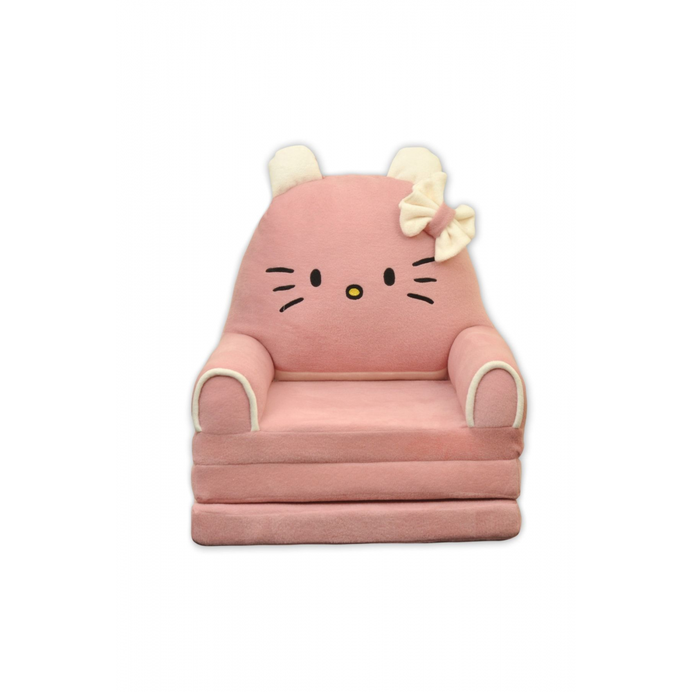 Portatif Polar Dolum 3 Katlı Çocuk Koltuğu Çocuk Yatağı Yıkanabilir, Taşınabilir