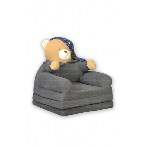 Portatif Polar Dolum Katlanır Ayıcık Çocuk Koltuğu, Çocuk Yatağı, Açılabilir, Yıkanabilir, Gizli Fer