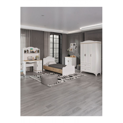%100 Mdf Alessa Çocuk Odası Meşe