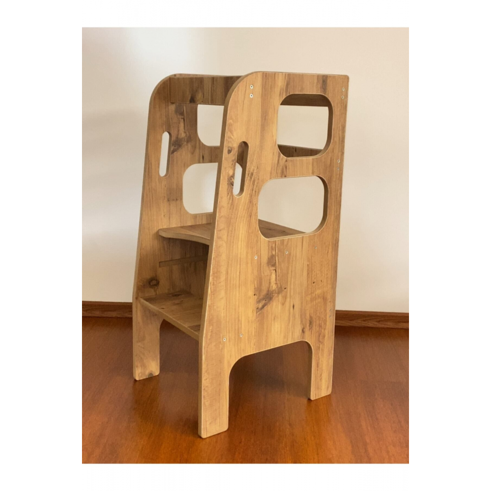 Yükseklik Ayarlı Öğrenme Kulesi / Montessori Tower