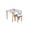 Çocuk Masa Sandalye Takımı Aktivite Masası Oyun Masası 1 Sandalye 1 Masa