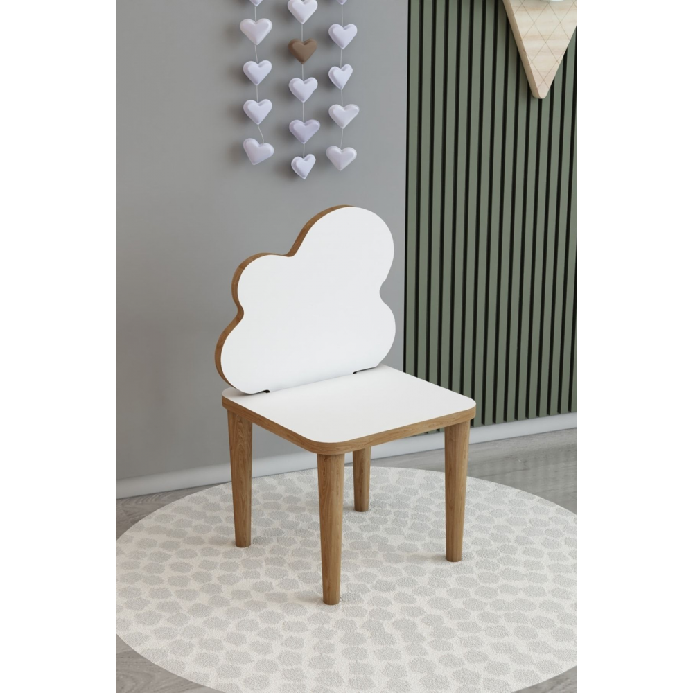 Yaz Sil Yüzey Çocuk Masa Sandalye Takımı 1 Sandalye 1 Masa