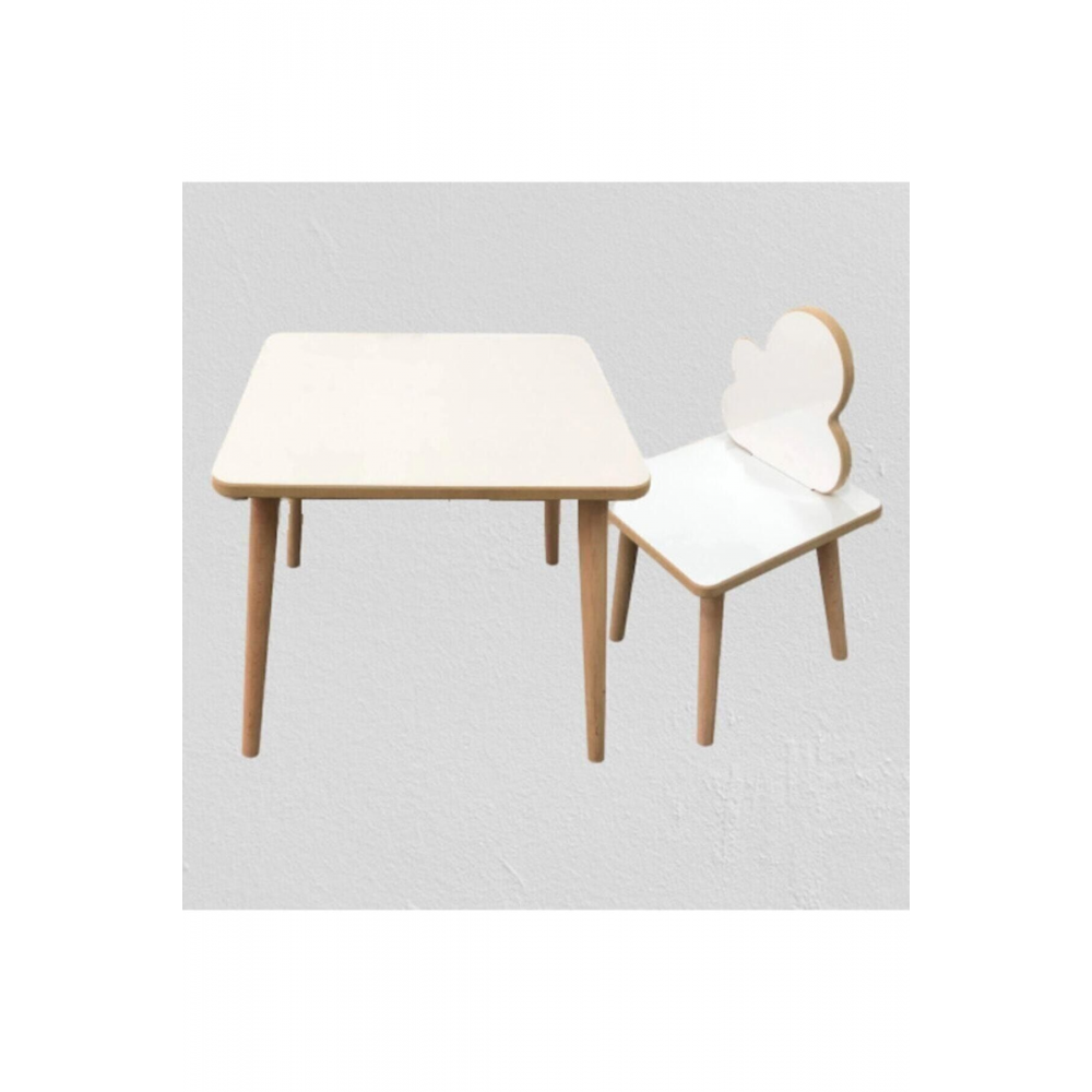 Yaz Sil Yüzey Çocuk Masa Sandalye Takımı 1 Sandalye 1 Masa