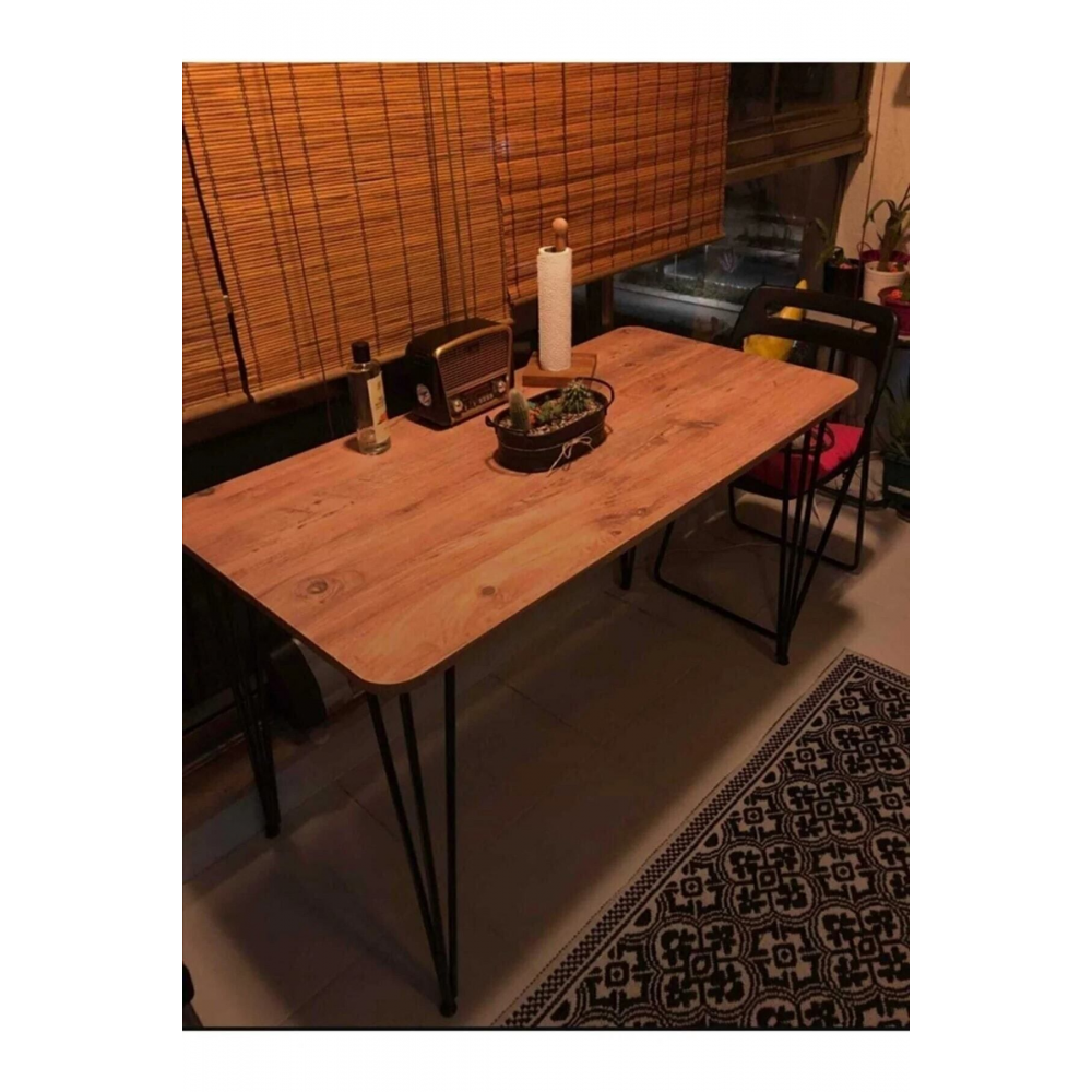 60×120 Metal Ayaklı Masa Mutfak Masası Çalışma Masası Bilgisayar Masası