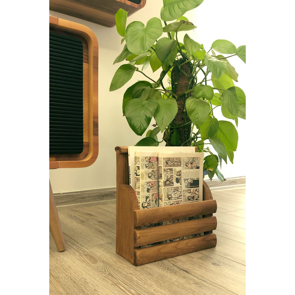 Ahşap Gazetelik / Dergilik / Kitaplık