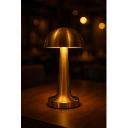 Masa Lambası |lizbon 3 Işık Renkli Şarjlı Dim Edilebilir Masa Lambası Ct-8429 (ÜRÜN GOLD RENKTİR)