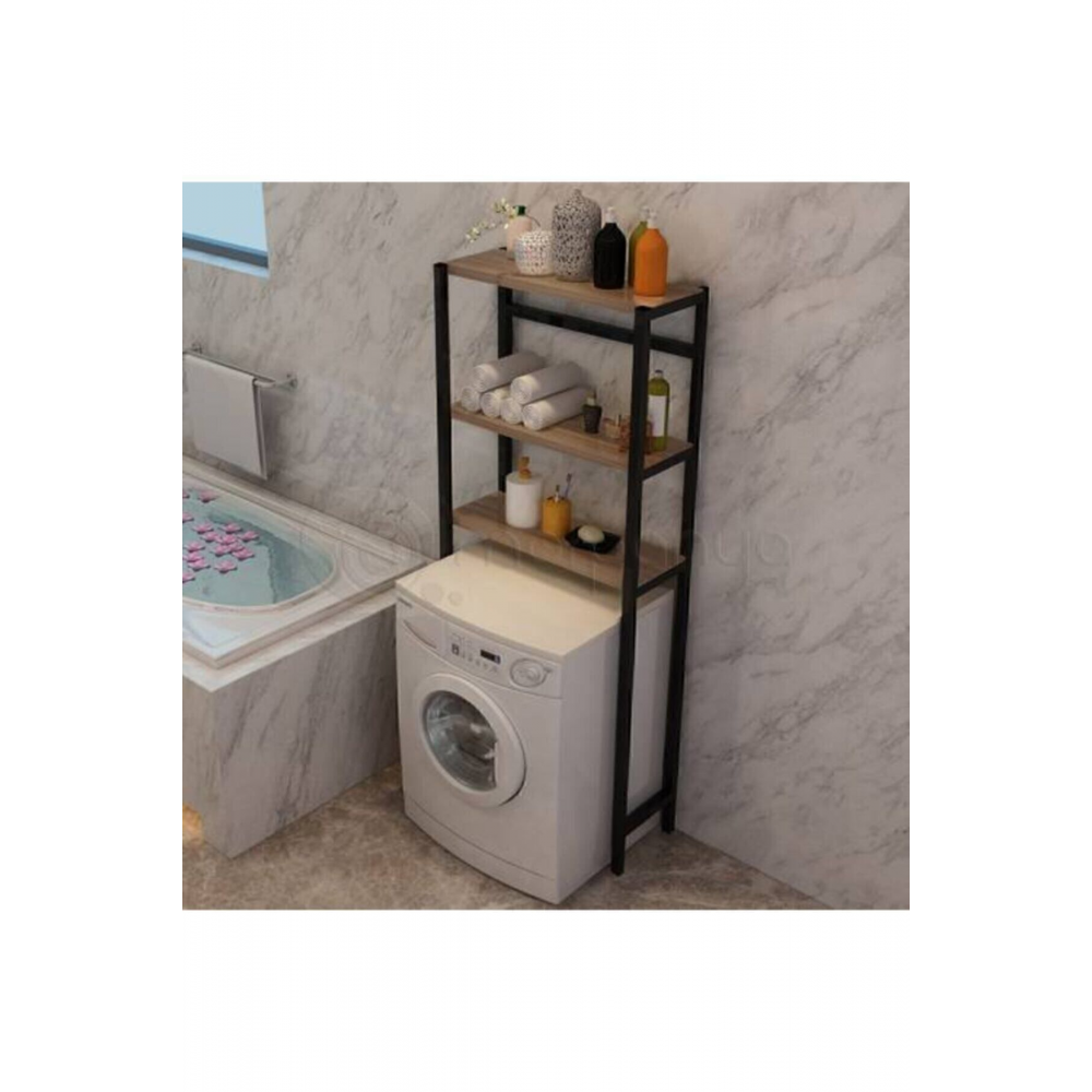 Cosar Group Çamaşır Makinesi Üstü Düzenleyici Banyo Rafı Makina Üstü Çok Amaçlı Dolap